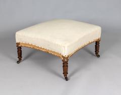 Antique Napoleon III Ottoman - 3243684