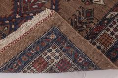 Antique Narrow and Long Diamond Medallions Motifs Persian Hamadan Wool Runner - 2446920