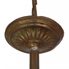 Antique Neoclassical style brass hall lantern - 2863209