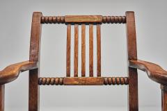 Antique Oak Carver Armchair United Kingdom ca 1880s - 4563273