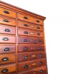 Antique Oak Printers Cabinet - 2610347