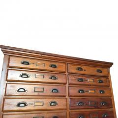 Antique Oak Printers Cabinet - 2610348