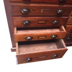 Antique Oak Printers Cabinet - 2610350