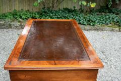 Antique Oak Twin Pedestal Desk - 4793088