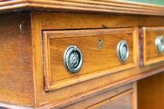 Antique Oak Twin Pedestal Desk - 4793090