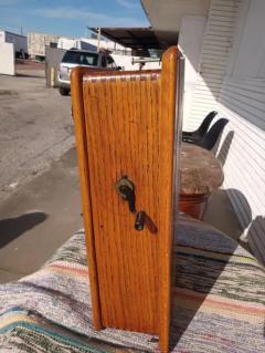 Antique Oak Wall Phone - 3947149