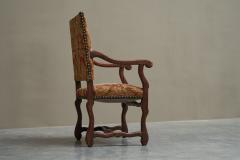 Antique Os de Mouton Chair in Solid Wood and Tapisserie 19th Century - 4468689