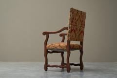 Antique Os de Mouton Chair in Solid Wood and Tapisserie 19th Century - 4468690