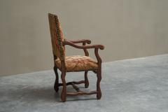 Antique Os de Mouton Chair in Solid Wood and Tapisserie 19th Century - 4468706