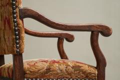 Antique Os de Mouton Chair in Solid Wood and Tapisserie 19th Century - 4468707