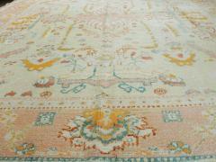 Antique Oushak Carpet 109 x 14 - 3961695