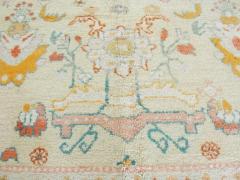 Antique Oushak Carpet 109 x 14 - 3961699