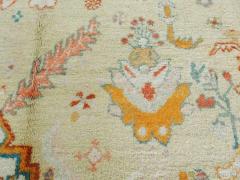 Antique Oushak Carpet 109 x 14 - 3961722