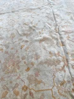 Antique Oushak Carpet Muted colors 117 148  - 3958550