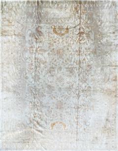 Antique Oushak Carpet Muted colors 117 148  - 4105345