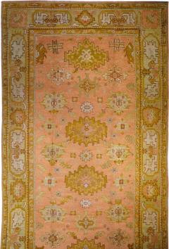 Antique Oushak Rug 10 5 x 18 10  - 4318843