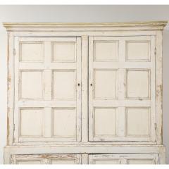 Antique Painted Cabinet - 3777573