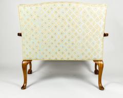 Antique Pair Claw Foot Camelback Settee - 400442