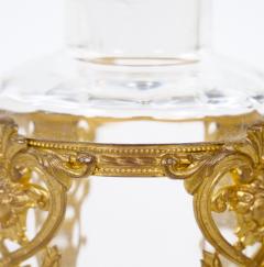 Antique Pair French Gilt Bronze Mounted Baccarat Glass Vanity Perfume Bottle - 4795268