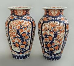 Antique Pair Imari Open Vases - 877569