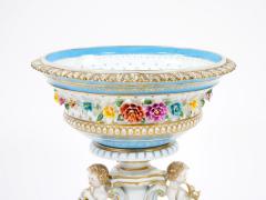 Antique Pair Large German Meissen Porcelain Figural Centerpieces - 4085745