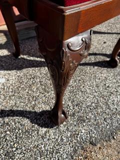 Antique Pair of Finely Carved Mahogany Chippendale Armchairs - 4511377