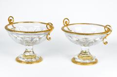 Antique Pair of French Cut Crystal Piece - 399597