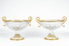 Antique Pair of French Cut Crystal Piece - 399598