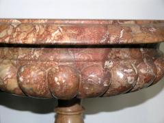 Antique Pair of Italian Breccia Corallina Marble Urns - 448855