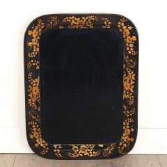 Antique Papier m ch Lacquered Tray on Later Stand - 3004612