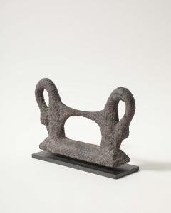 Antique Patinated Cast Iron Boot Scraper on Stand - 4425644