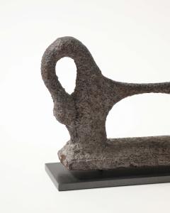 Antique Patinated Cast Iron Boot Scraper on Stand - 4425647