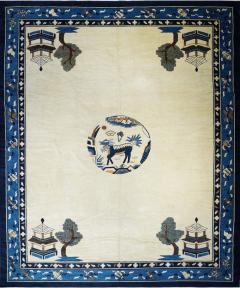 Antique Peking Rug 11 9 x 14 2  - 4332254