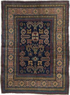 Antique Perpedil Rug 3 2 x 4 3  - 4553455
