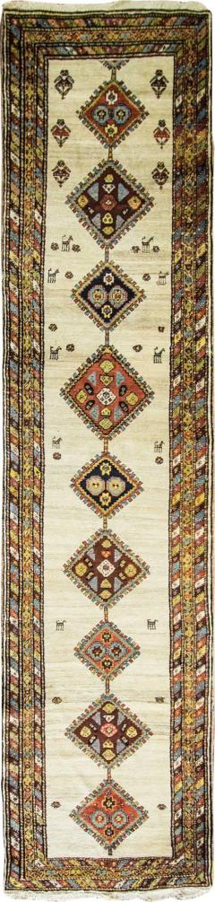 Antique Persian Azerbaijan Serapi Runner 33 x 138  - 4083261