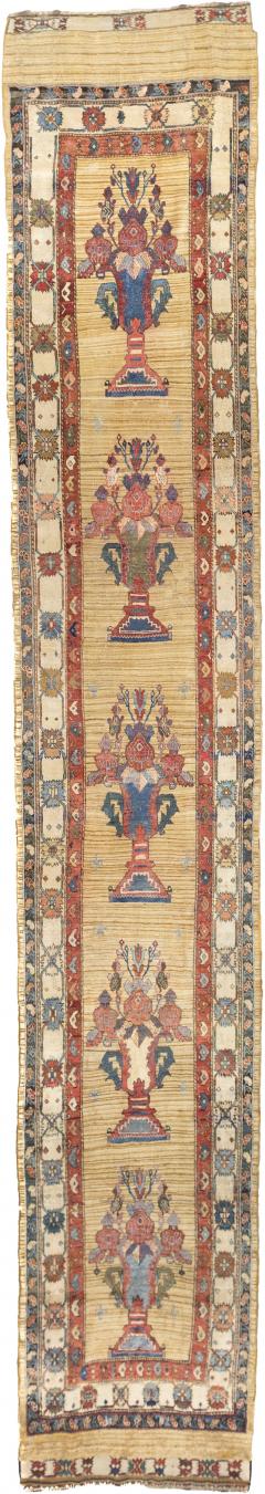 Antique Persian Bakhshayesh Runner 3 2 x 18 9  - 4297334