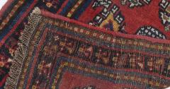 Antique Persian Bakhtiari Blue Red and Yellow Runner Fragment - 2454780