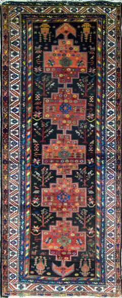 Antique Persian Bakhtiari Gallery size Runner - 3986283