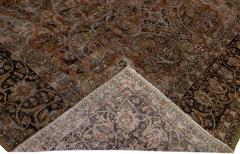 Antique Persian Bakhtiari Rust Handmade Oversize Wool Rug with Medallion Motif - 2905479