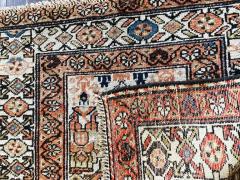 Antique Persian Bakhtiari rare Rug The prince and His bird Guards - 3973520
