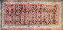 Antique Persian Baktiari Carpet Runner Galley Size 5 x 108  - 3961441
