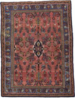 Antique Persian Bibikabad Rug 4 6 x 6 0  - 4591766