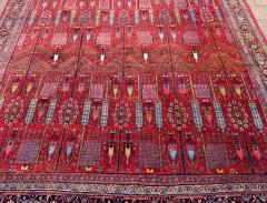 Antique Persian Bijar Halvayi Carpet Forest Design - 3971157