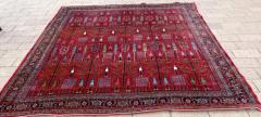 Antique Persian Bijar Halvayi Carpet Forest Design - 3971244