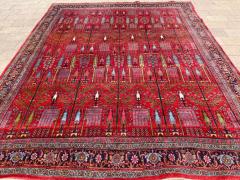Antique Persian Bijar Halvayi Carpet Forest Design - 3971245