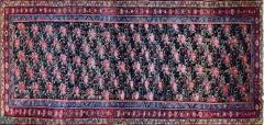 Antique Persian Bijar Halvayi Carpet French Design - 3971612