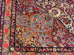 Antique Persian Dabbir Kashan Carpet - 3961679