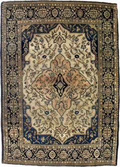 Antique Persian Farahan Sarouk Rug 3 5 x 4 10  - 4458557
