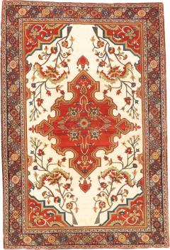Antique Persian Farahan Sarouk Rug 4 2 x 6 3  - 4297366