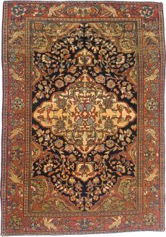 Antique Persian Farahan Sarouk Rug 46 x 66  - 4277385